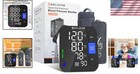 Home Blood Pressure Monitor - Dual Cuffs  199 Memory Slots   Easy Read Display