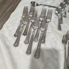 Vintage Silver Plated Flatware Set 37 Pc Fork Knife Spoons Roger   s   Bro Xii 8