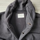 Wies Made Cardigan Mens Xs Basalt Grey Cotton Bodega French Terry Usa Made Read