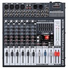 Boytone 8 Channel Bluetooth Professional Live Studio Audio Mixer Usb  7 Band Eq 