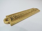 1 1 4 X 5 1 2 Inch Aluminum Plated With Brass  entrance  Sign - b5c298 