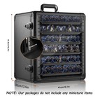 Miniature Storage Case  Miniatures Carrying Case With 6 Magnetic Metal Trays
