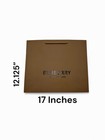 New Classic Brown Burberry Large Shopping Gift Bag  17    X 12 125    X 5   