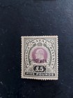 Natal 1902   5  Mauve  black  Specimen Sg144 Mm Cv   275