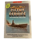 Atari 400 800 Silent Service Submarine Simulation 1985   Manual box Complete Set