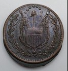  1860 s  Patriotic Civil War Token F-36 340zpa  r-1  Liberty   No Slavery 