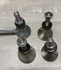  new  Lot Of 4  Stainless Steel Stud Mount Leveling Feet 12mmx1 75 Course Thread