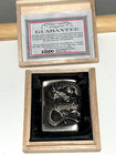 2012 Zippo Lighter 3d Dragon With Diamond Eye Antique Silver From Japan With Box