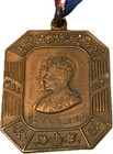 King George Vi And Queen Elizabeth Coronation Medalion Rectangle 1937