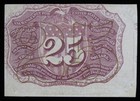 Second Issue 25 Cents Washington Fractional Currency Fr 1283 Uncirculated  7