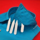 200pcs Plastic Shirt Collar Stays For Men Collar Support Stiffeners Inserts Whit