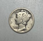 1921-d 10c Mercury Dime 90  Silver