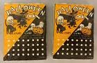 Pair Of 1970 s Vintage Halloween Styrofoam Punch Board   Card  Party Game