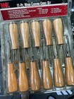Vintage 1997 Wood Carvings Tools 22 Pieces