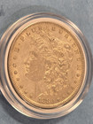 11080aue Morgan Silver Dollar  1 Year 1880 Philadelphia Cap Au Detail Coin 90 ag
