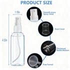 Dtdnzkn 4 Pack 1 Oz  30ml  Mini Spray Bottles Clear Travel Size 30ml  Clear