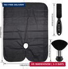 Hair Cutting Barber Cape For Men Women Kids With Neck Duster Brush And Barber Br
