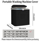 Twin Tub Washing Machine Cover For 13lbs Portable Mini Compact Washer Machine   