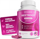 Rosabella Organic Beet Root Capsules - 1300mg Beet Root Powder Aids Healthy