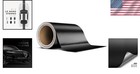 Black Matte Vinyl Tape Roll 4-inch By 20-foot Waterproof Adhesive
