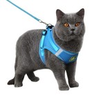 Reflective Puppy Cat Harness Vest With Walking Lead Leash Adjustable Kitten Coll