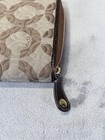 Coach Signature Jacquard Zippered Planner Agenda Organizer 7x9 Brown - No Pen
