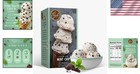 Fresh Mint Chocolate Chip Ice Cream Mix - Natural Ingredients  2 Quart Batch
