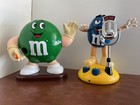 Vintage M m Lot - Green M m Candy Dispenser And Blue M m Radio 