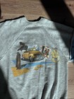 Shirt Depot Vintage Graphic Sweatshirt Gray Blue Long Sleeve Men s Size M