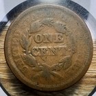 Dateless Braided Hair Large Cent - Actual Coin Shown - Free Shipping Inv 53