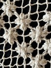 Handmade Antique Linen Teneriffe Sol Lace Queen Size Coverlet C  1890   1910 