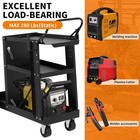 3-tier Welding And Plasma Cart Kits For Mig Tig Plasma Cutter Welder Cart Wheel