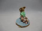 Wee Forest Folk M-358 Bunny Lovie Pajama Mouse - Retired And In A Wff Box