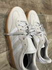 Adidas Barreda Men   s Low Top Suede Lace-up Sneakers Beige white Gum Sole