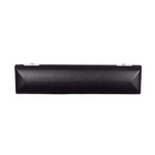 New Black Leather 16-hole Flute Case Hard Shell Flute Box With Velvet Lining