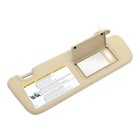 Beige Passenger Side Sun Visor Compatible With Right Passenger Flaxen