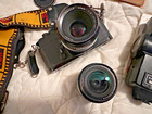 Vintage Nikon Fm 35mm Camera  50mm    28mm  Lens  vivitar  Not Tested d633 7 3 