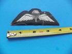 Wwii Original 4  Red Felt British Paratrooper With Black Wing Patch-no Glow