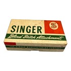 Vintage Singer Blind Stitch Attachment 160616 With Original Box And Instructions
