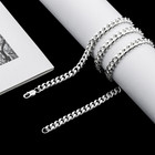 Solid 925 Sterling Silver 9mm Cuban Link Chain Necklace For Men  24 Inches