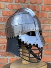 Halloween Medieval 18gage Steel Armor Helmet Medieval Warrior Armor Helmet Gift