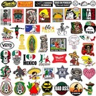 50pcs Mexican Stickers  Funny Vinyl Mexico Tool Box Multicolor 