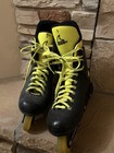 Vintage 1980s Rollerblade Lightning Inline Skates Black neon Yellow Us Men s 9