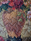 Vintage Tuco Picture Puzzle  oriental Artistry  Complete 1940 50 s Floral Peony