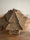 Cast Iron Japan Asian Style Double Pagoda Lantern - Candle Holder Antique