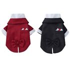 Tie Tuxedo Wedding Bow Pet Clothes Dog Shirt Suit Dress Halloween Costume S - Xl
