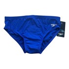 Speedo Men s Powerflex Eco Swimsuit Brief Solid Adult Sapphire Size 32 Swimwear
