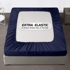 Hotel Quality 1000tc Egytiacotton Beddingset Sheet duvet All Size Ultrasoft-blue
