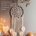 8pcs 8 Inches Dream Catcher Rings Metal Hoops Macrame  For Crafts And Dream8788