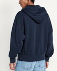 J crew Authentic Men s L s Hooded Sweater Sweatshirt Fleece Z-up Navy Xl